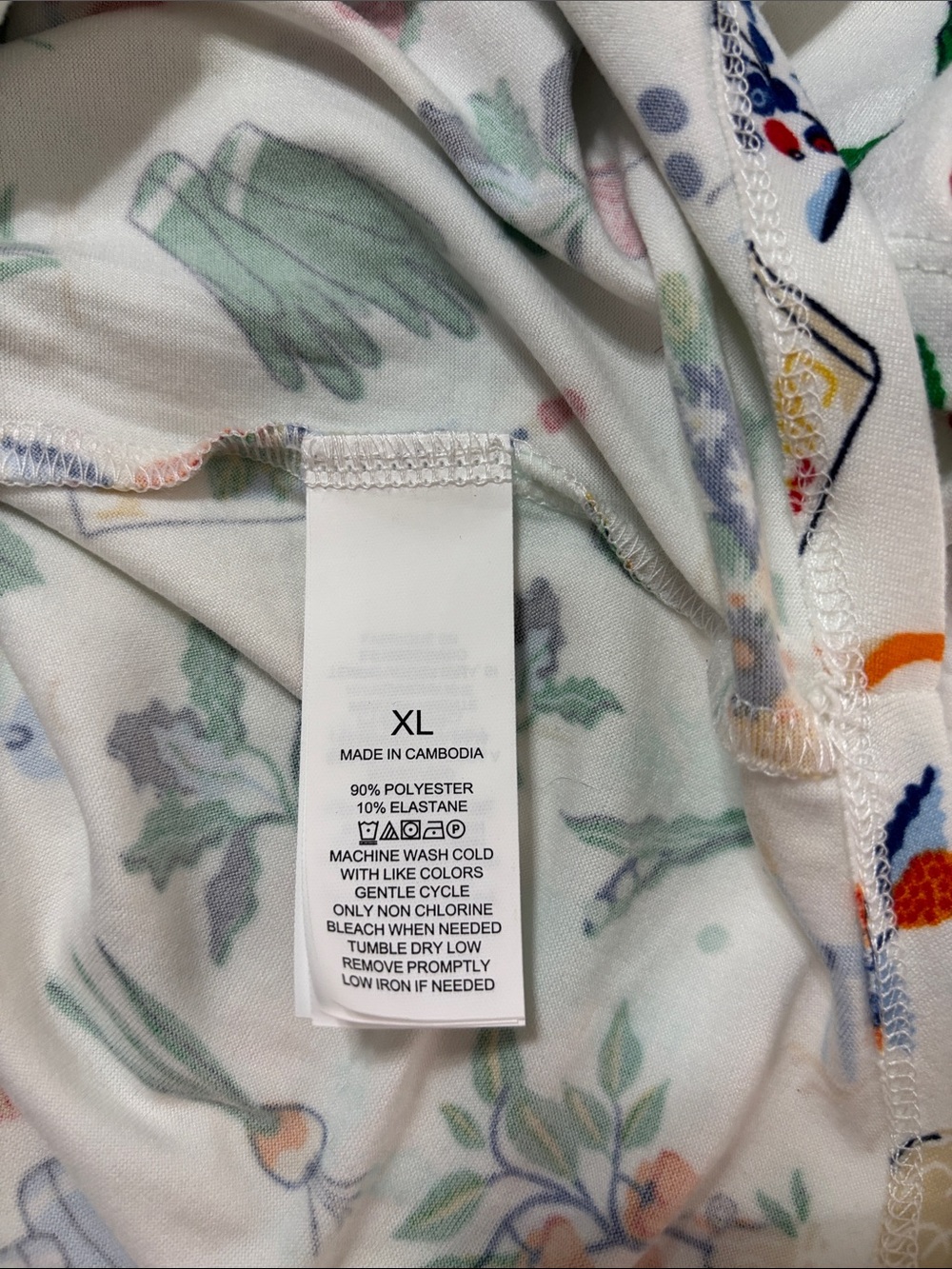 Kate Spade Gardening Short Sleeve Shorts Pajamas Set Size XL Sleepwear - Picture 8 of 14